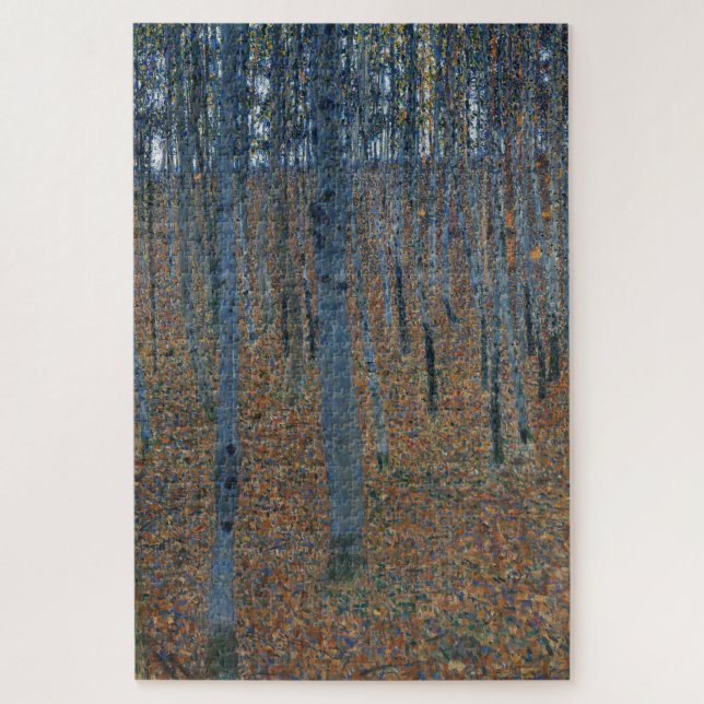 Puzzle Beech Grove I de Gustav Klimt Painting (Vertical)