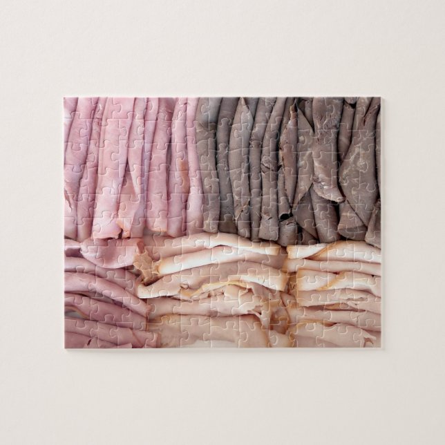 Puzzle Beef Ham Turkey Platter (Horizontal)