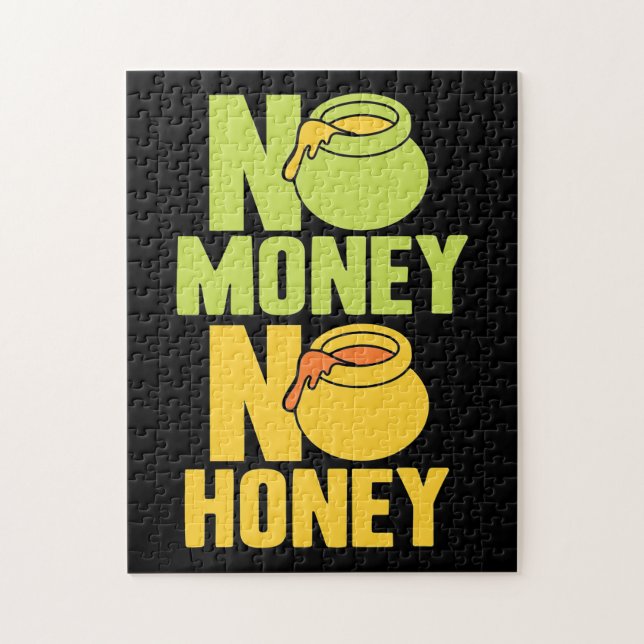 Puzzle Beekeeper Gift | Empopejador sin dinero sin miel (Vertical)
