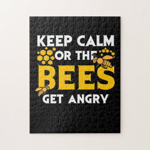 Puzzle Beekeeper Gift   Mantener La Calma O Enfadar A Las