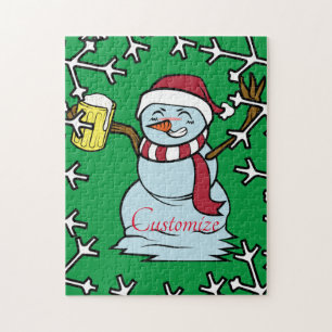 Puzzle Beer-Beer Snowman borracho Thunder_Cove