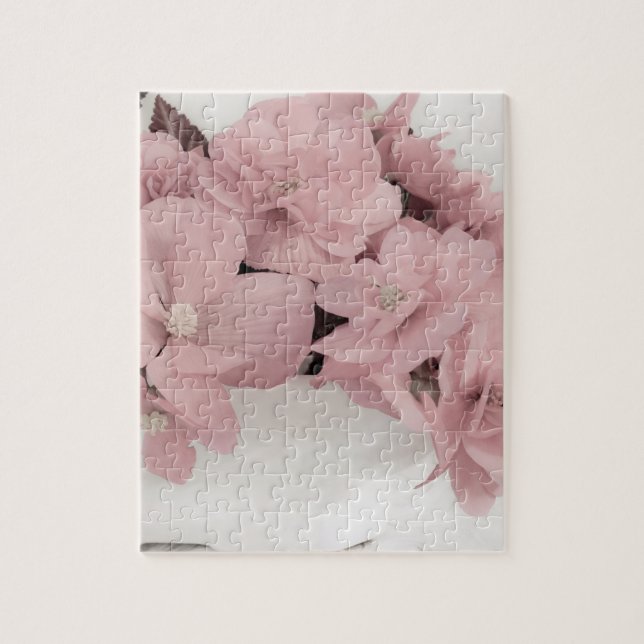 Puzzle Begonias rosadas (Vertical)