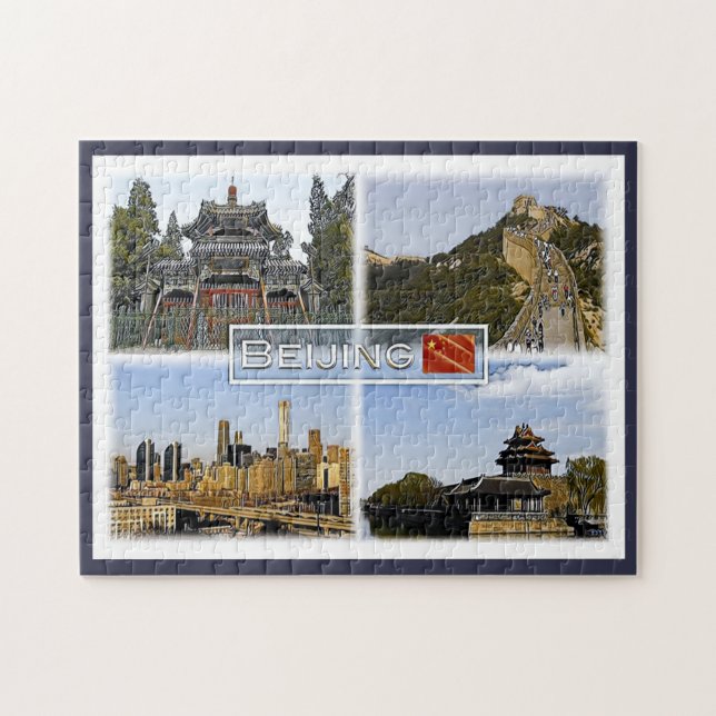 Puzzle Beijing - China - Mosaico - (Horizontal)