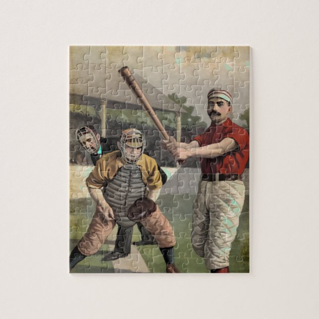 Puzzle Béisbol:Antiguo (Vertical)