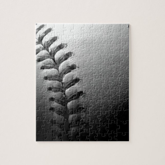 Puzzle Béisbol blanco y negro (Vertical)