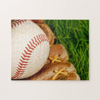 Puzzle Béisbol con el mitón