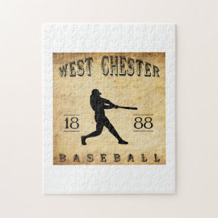 Puzzle Béisbol del oeste de 1888 Chester Pennsylvania