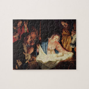 Puzzle Belén de Navidad Padre Jesús bebé