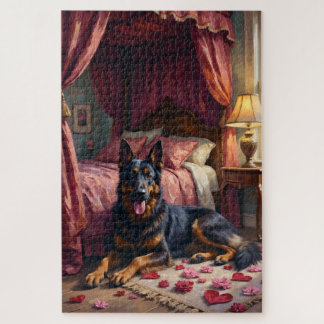 Puzzle Belgian Shepherd Dog Cozy Love Guard