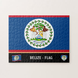 Puzzle Belice Bandera y Belice país / Belice