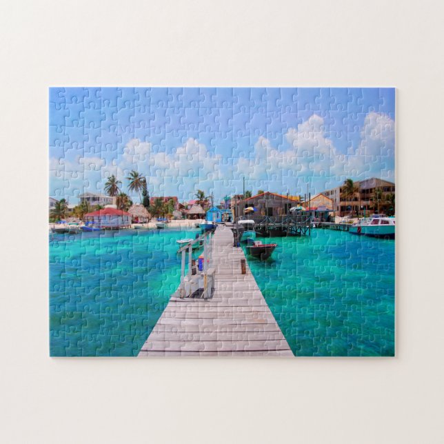 Puzzle Belice San Pedro. (Horizontal)