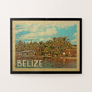 Puzzle Belice Vintage Travel