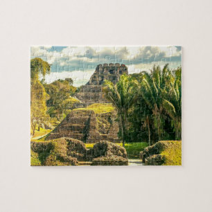 Puzzle Belice Xunantunich estilizado