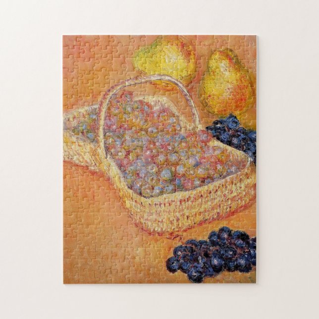 Puzzle Bella Artes de la cesta de uvas Quinces & Pears Mo (Vertical)