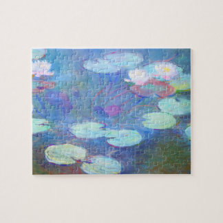 Puzzle Bella Artes de Lilies de Agua Rosa Monet