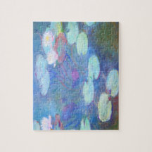 Bella Artes de Lilies de Agua Rosa Monet