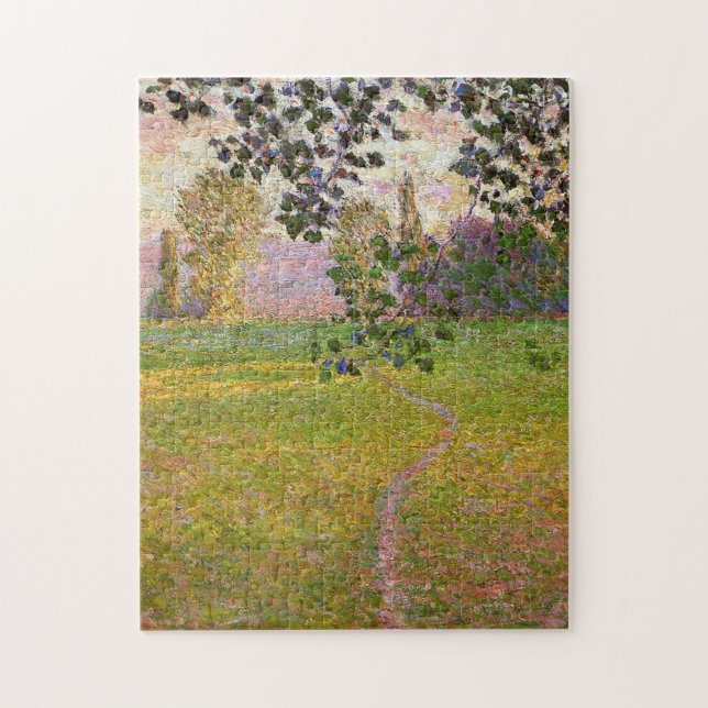 Puzzle Bella Artes de Morning Landscape Giverny Monet (Vertical)