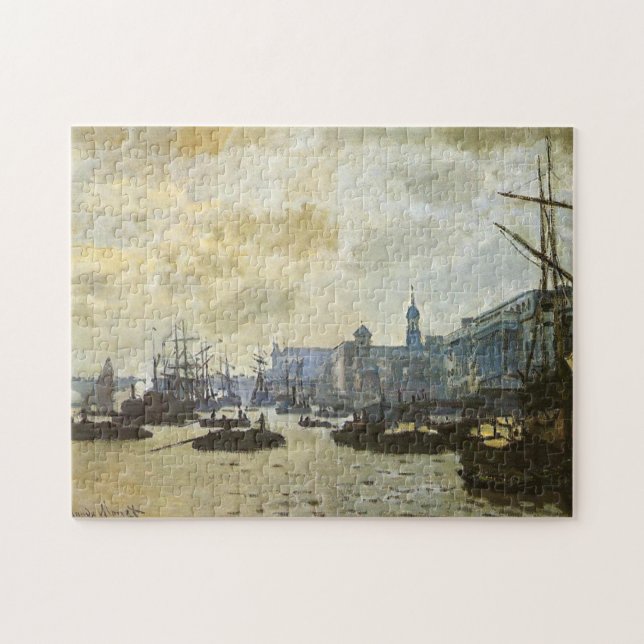 Puzzle Bella Artes de Port of London Monet (Horizontal)