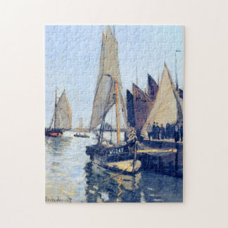 Puzzle Bella Artes Honfleur Monet en barco de vela