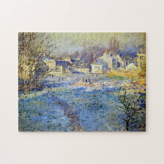 Puzzle Bella Artes Monet de la Escarcha Blanca (Horizontal)