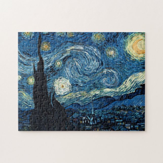 Puzzle Bella Artes Starry Night Van Gogh (Horizontal)