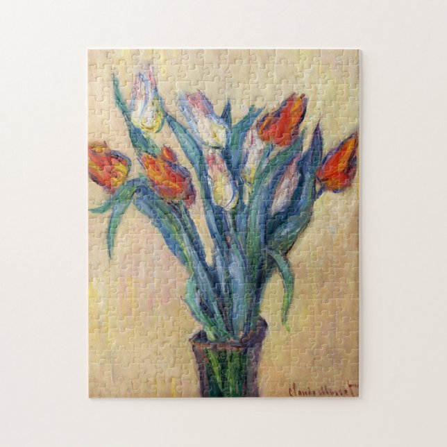 Puzzle Bella Artes Vase de Tulips Monet (Vertical)