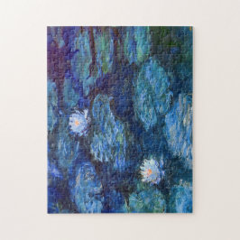 Puzzle Bella Artes Water Lily Pond en Blue Claude Monet