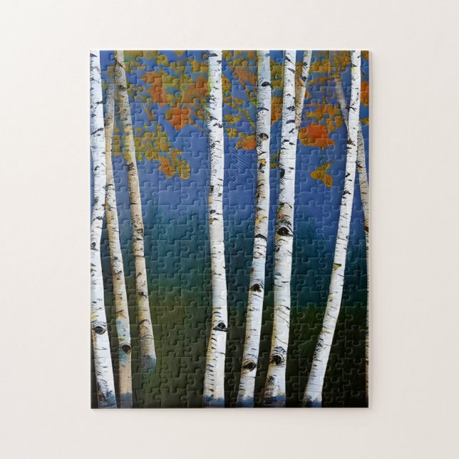 Puzzle Bella Birch de Otoño (Vertical)