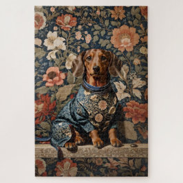 Puzzle Bella Dachshund Brown | Retrato de Dachshund