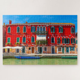 Puzzle Bella fachada de un palacio en Venecia