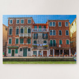 Puzzle Bella fachada de un palacio en Venecia, Italia