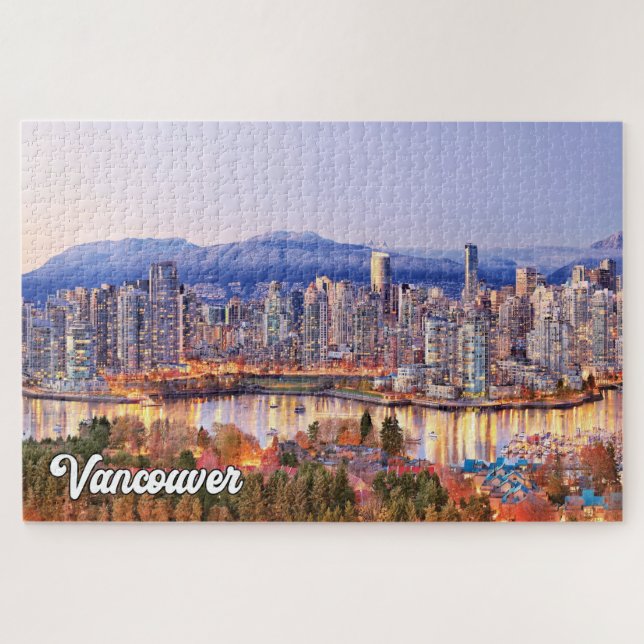 Puzzle Bella Vancouver, Columbia Británica, Canadá (Horizontal)
