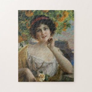 Puzzle Belleza bajo el naranjo de Emile Vernon
