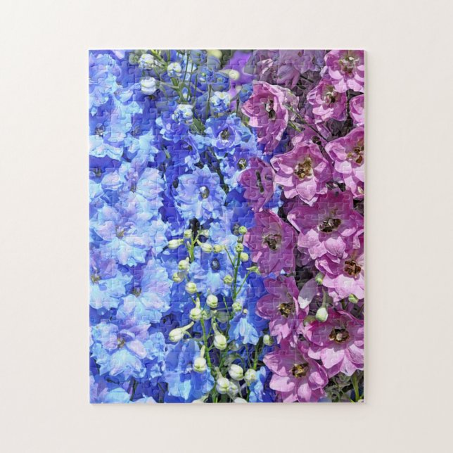 Puzzle Belleza de Delfinio (Vertical)