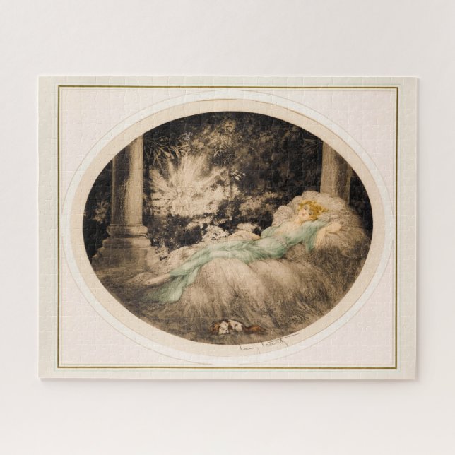 Puzzle Belleza durmiente de Louis Icart (Horizontal)