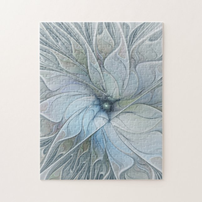 Puzzle Belleza elegante arte abstracto fractal moderno fl (Vertical)