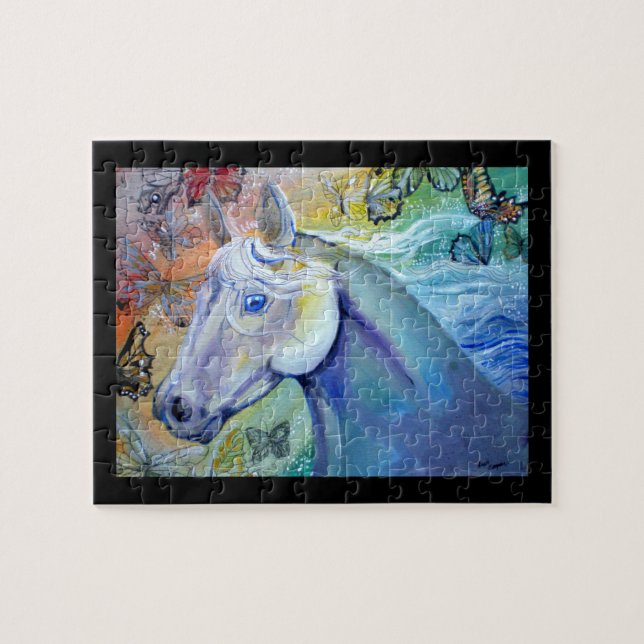 Puzzle Belleza en el caballo del cielo (Horizontal)