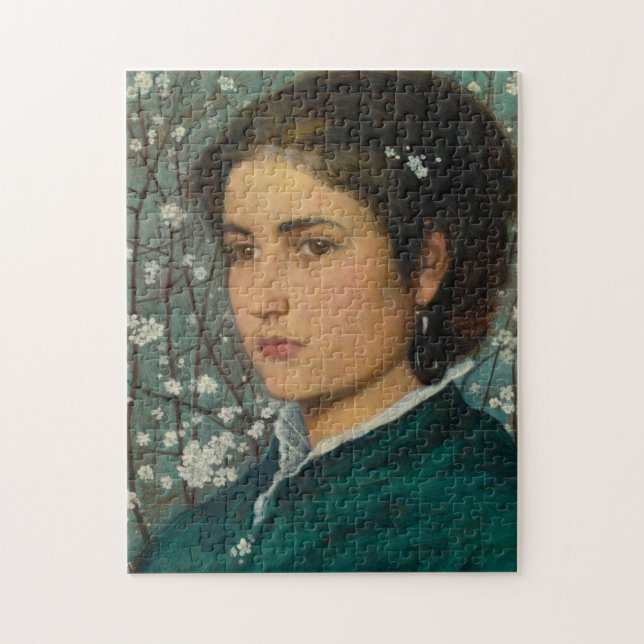 Puzzle Belleza joven (mujer elegante) (retrato femenino) (Vertical)