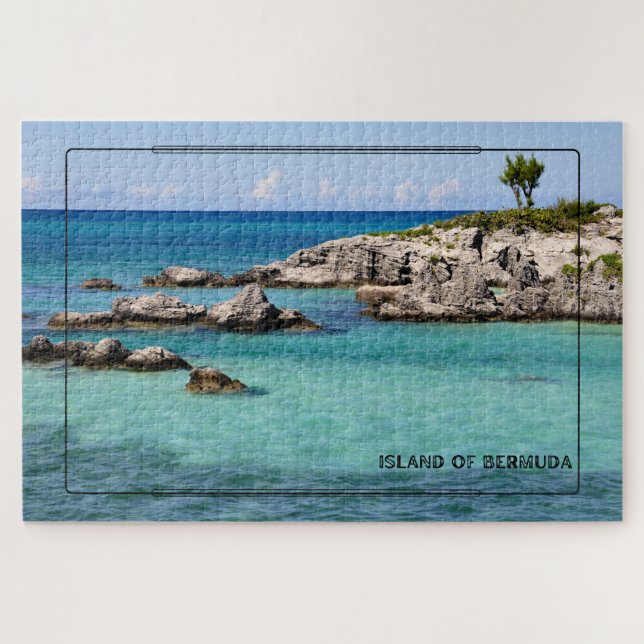 Puzzle Belleza serena de la isla de Bermudas (Horizontal)