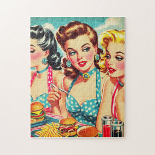 Puzzle Bellezas retro apuntar