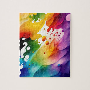 Puzzle Bellos Colores De Fusión Splash Resumen