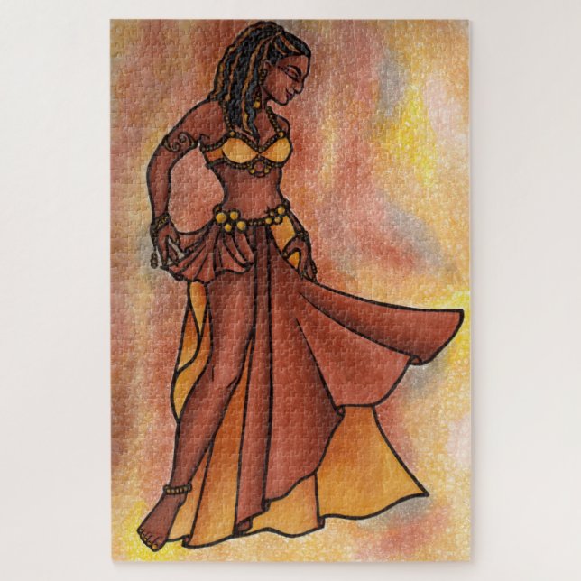 Puzzle Belly Dance Goddess (Vertical)