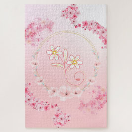 Puzzle Bendición de Flor de Rubor – Floral Suave