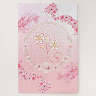 Puzzle Bendición de Flor de Rubor – Floral Suave