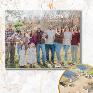 Puzzle Bendición Un Regalo Familiar Personalizado De Foto