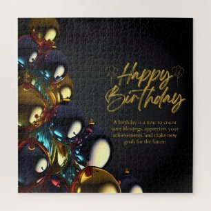 Puzzle Bendiciones de cumpleaños elegantes