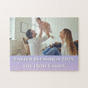 Puzzle Bendiciones de Pascua, foto familiar de pura sangr