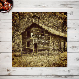 Puzzle Bendiciones Este Vintage De Farmhouse