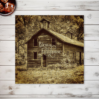 Puzzle Bendiciones Este Vintage De Farmhouse