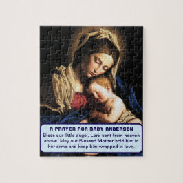 Puzzle Bendita madre con niño de Cristo Keepsake